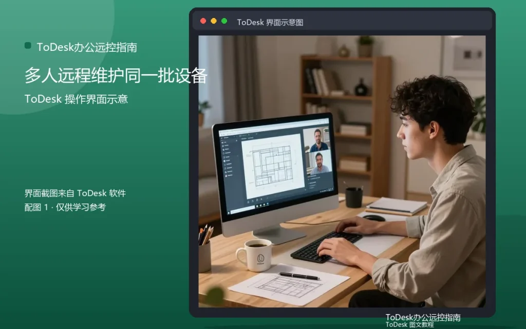 团队协作场景：多人远程维护同一批设备配图