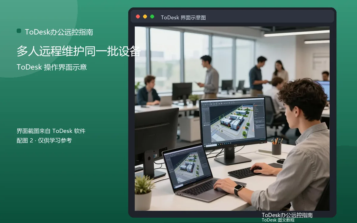 多人远程维护同一批设备界面示意图（配图2）