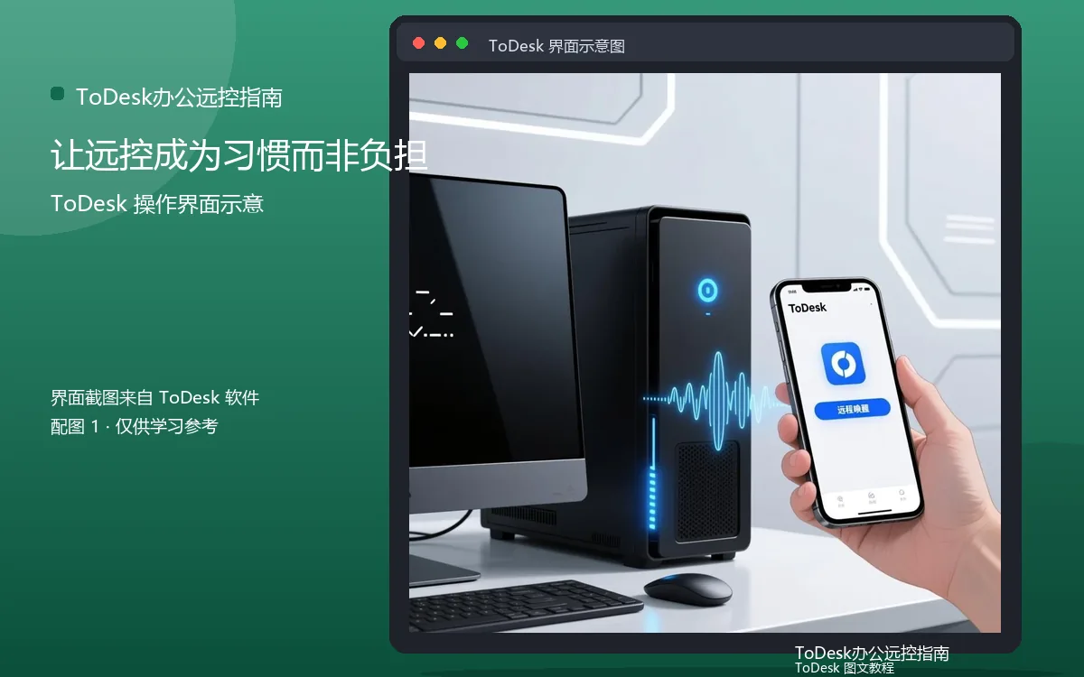 让远控成为习惯而非负担界面示意图（配图1）
