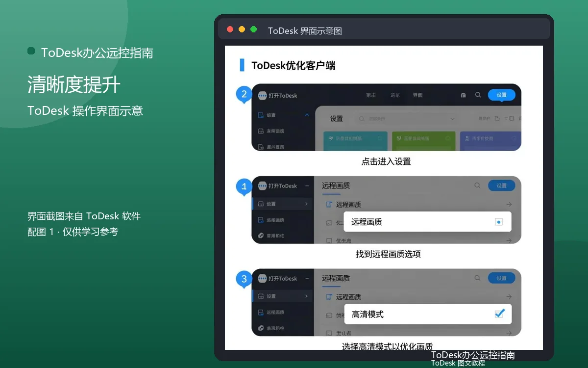 清晰度提升界面示意图(配图1)
