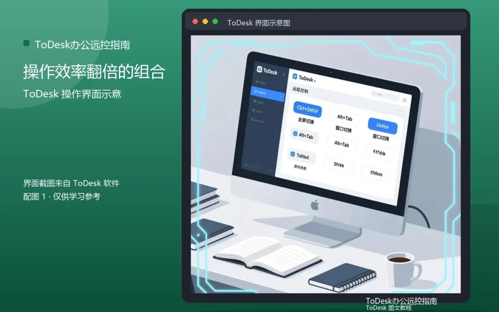 远程办公常用快捷键:操作效率翻倍的组合配图