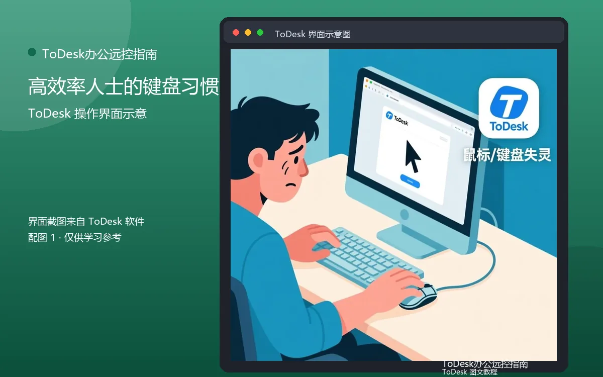 高效率人士的键盘习惯界面示意图（配图1）