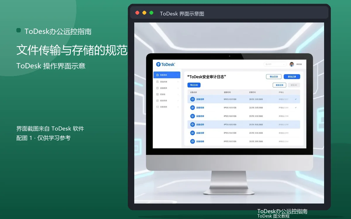 文件传输与存储的规范界面示意图（配图1）