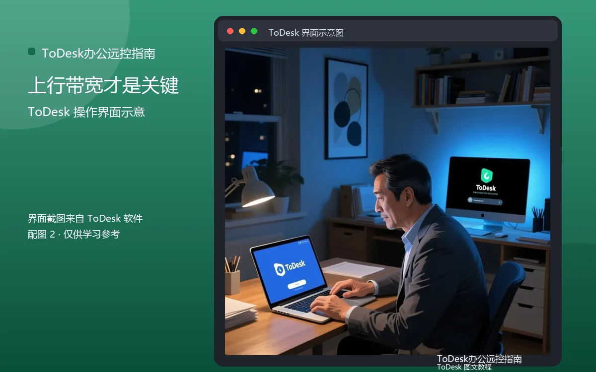 上行带宽才是关键界面示意图（配图2）