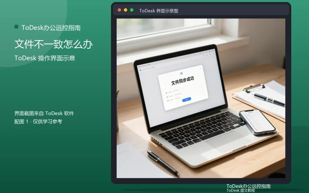 远程办公文件同步问题:文件不一致怎么办配图