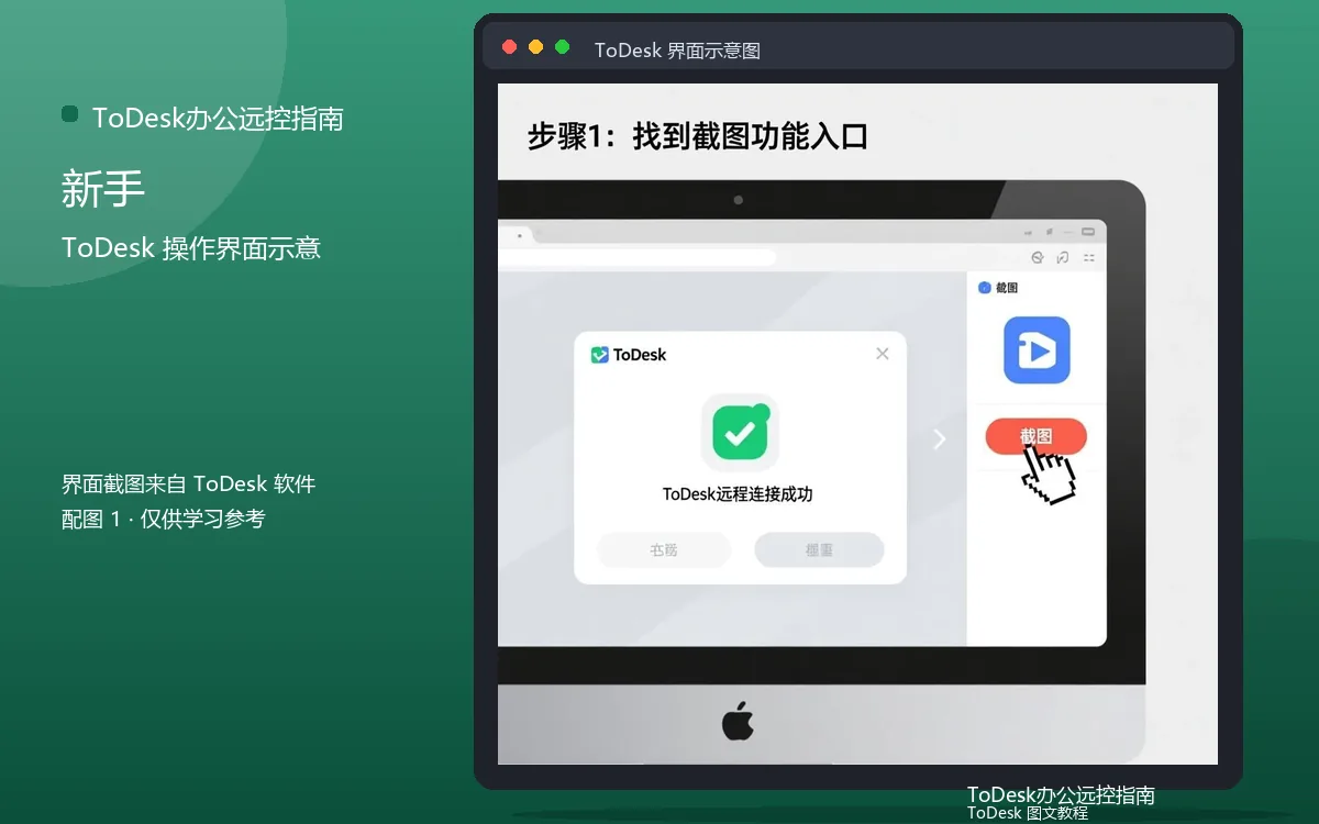 新手界面示意图（配图1）