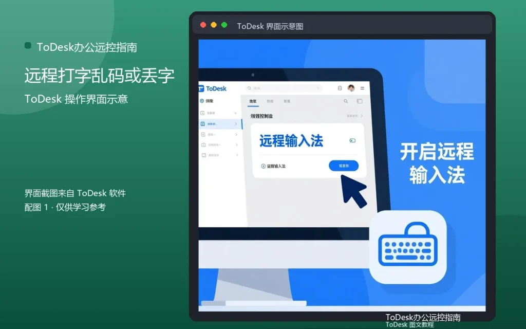 远程办公中文输入问题：远程打字乱码或丢字配图