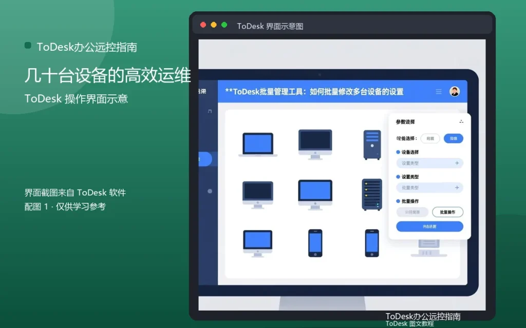 远控批量设备管理:几十台设备的高效运维配图